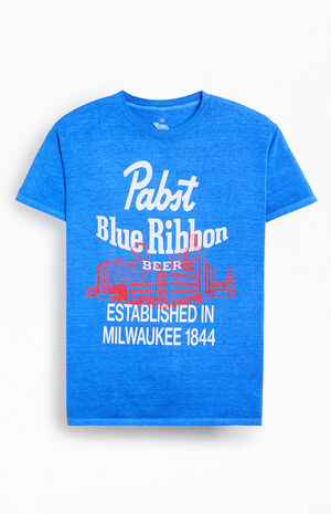 Pabst Blue Ribbon Sketch T-Shirt image number 1