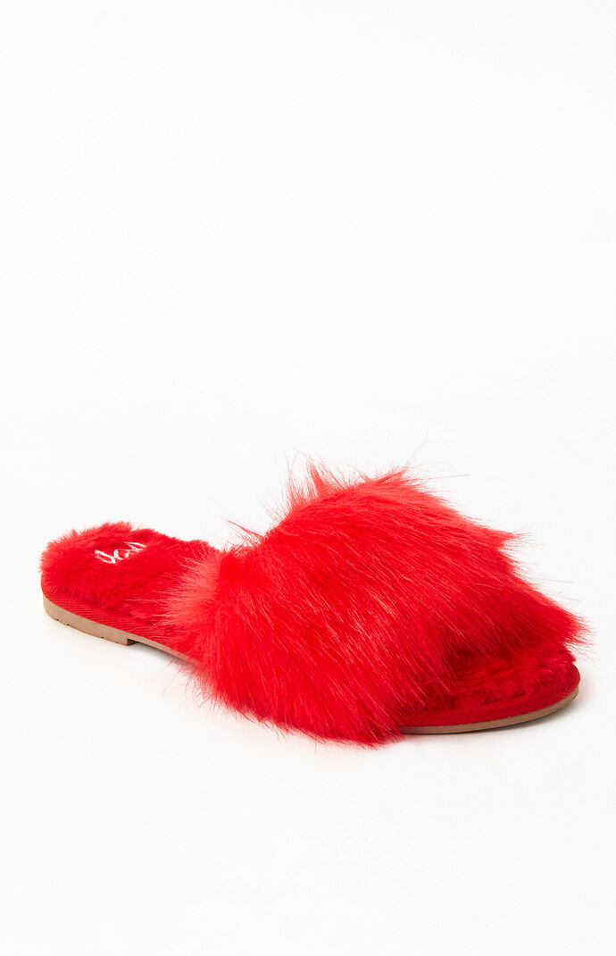 Women's Cupid Fuzzy Slippers