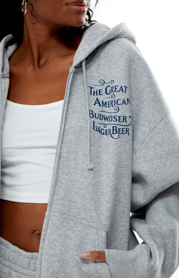 Budweiser By PacSun Zip Up Hoodie PacSun