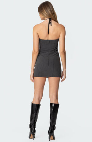 Peekaboo Lace Bra Mini Dress image number 4