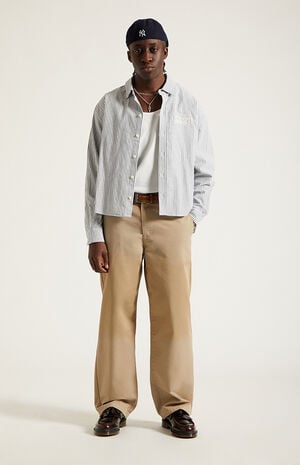 Chino Pants Baggy Khaki Pigment image number 6