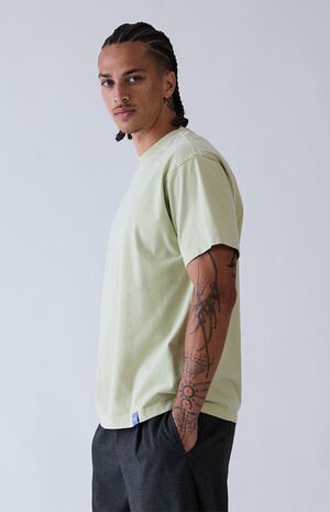 Green Vintage Wash Heavyweight T-Shirt image number 3