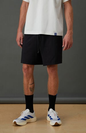 Active Black Jersey Rec Shorts image number 2