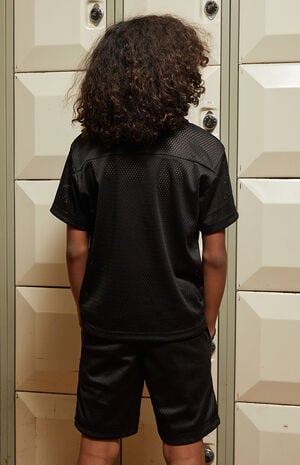 Black Mesh Basketball Shorts Black Mesh Basketball Shorts image number 4