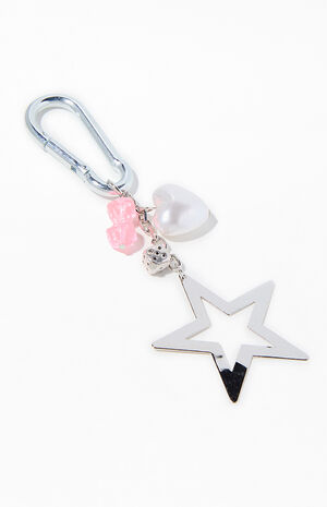 Star Bag Charm Carabiner Keychain image number 2