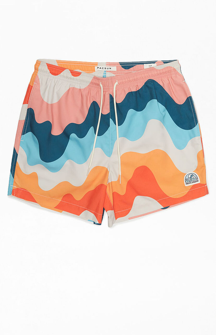 PacSun Multi Wave 15" Swim Trunks PacSun