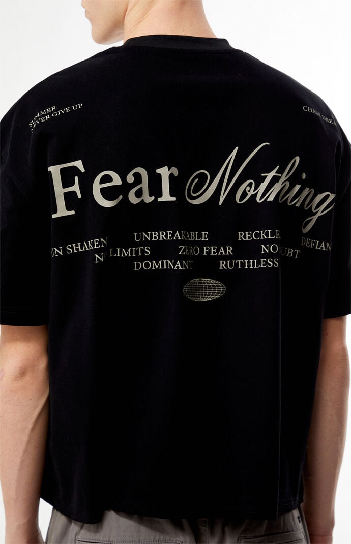 Pacsun Fear Nothing Cropped Boxy T-Shirt | Pacsun