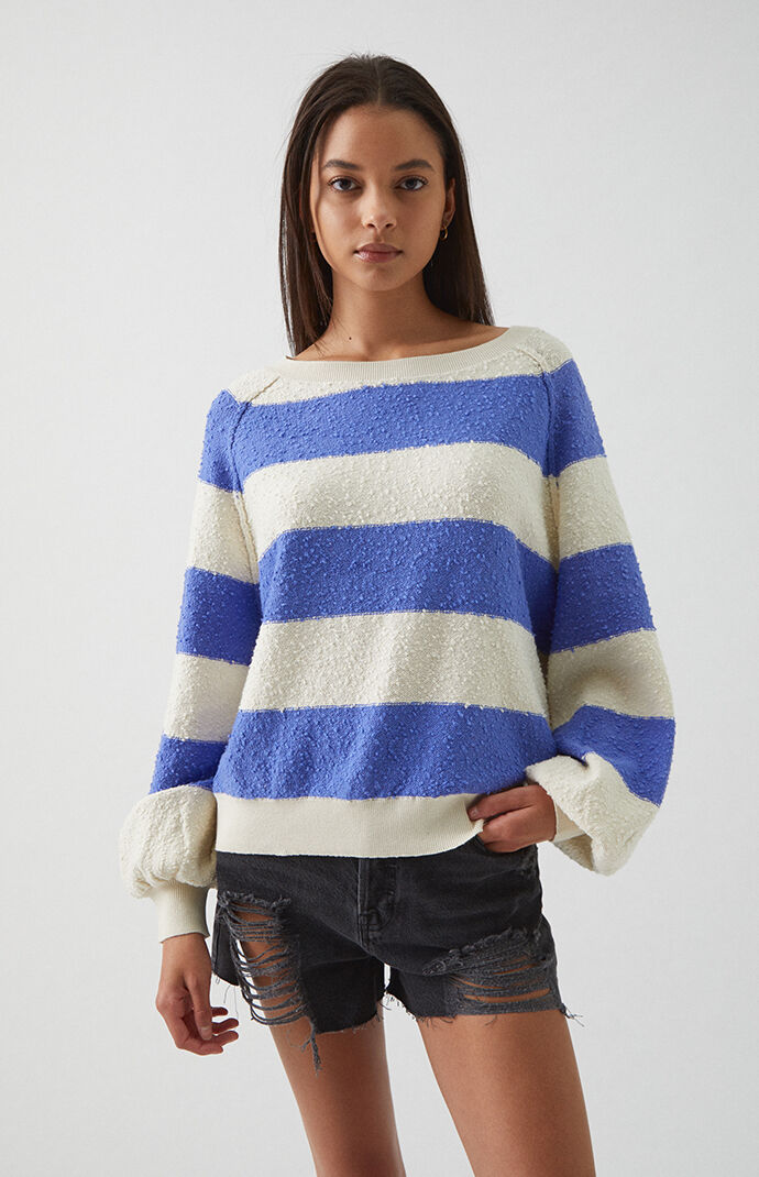 Found My Friend Striped Sweater