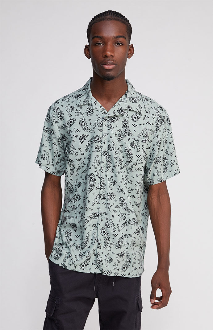 Vans Bandana Paisley Woven Camp Shirt | Pacsun