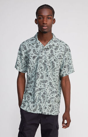 Bandana Paisley Woven Camp Shirt image number 1