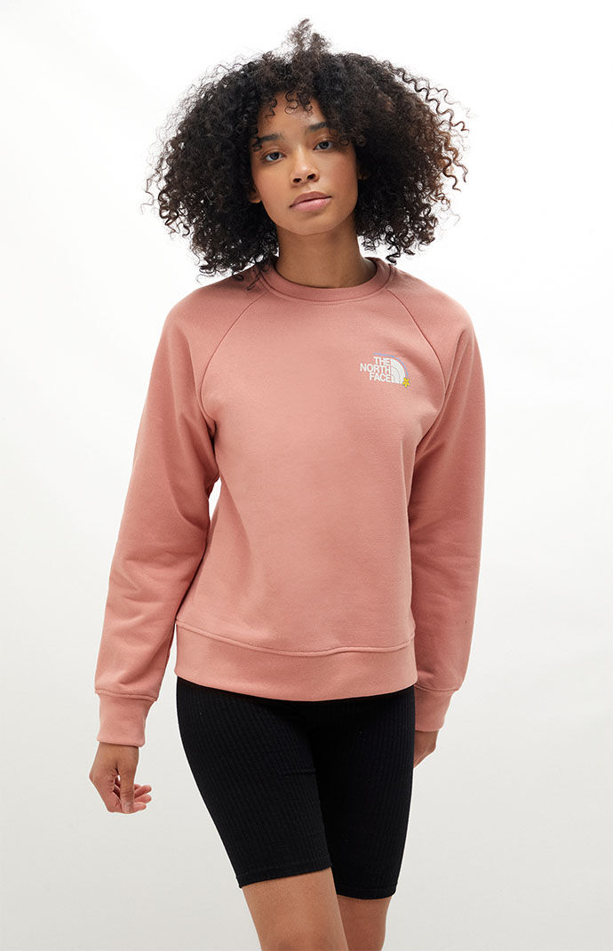 The north face women's slammin outlet fleece crew long sleeve shirt