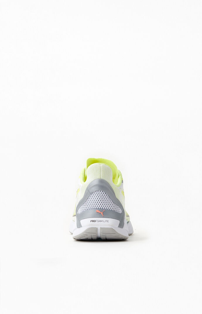 White & Volt UltraRide Shoes