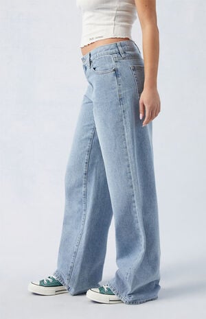 Medium Indigo Parker Extreme Baggy Jeans image number 3