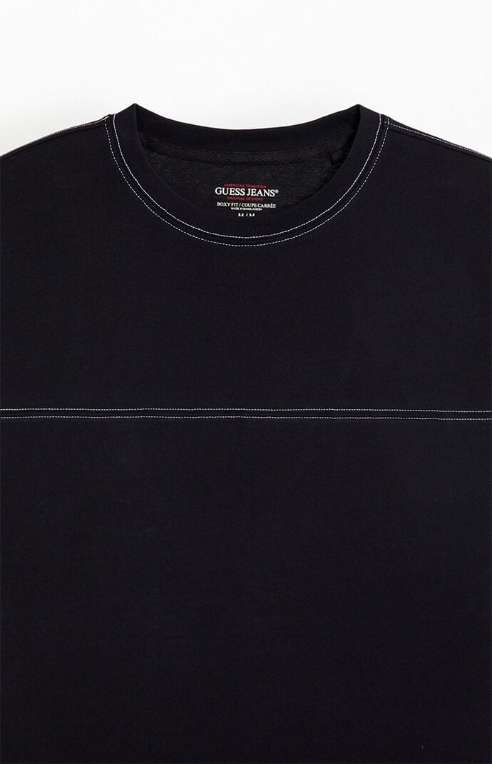 Guess Jeans Contrast Stitch Boxy T-Shirt