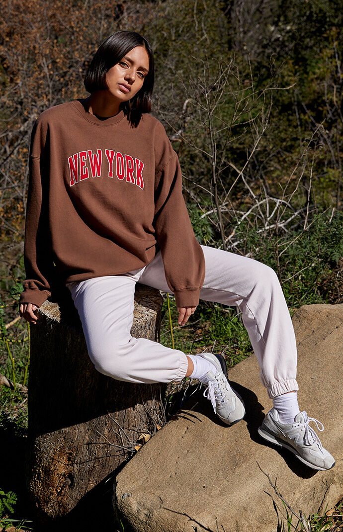 john galt brown pullover sweatshirt