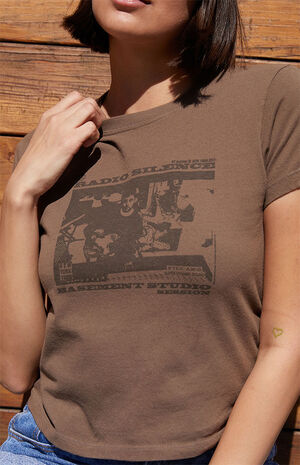 Brown Radio Silence T-Shirt image number 3
