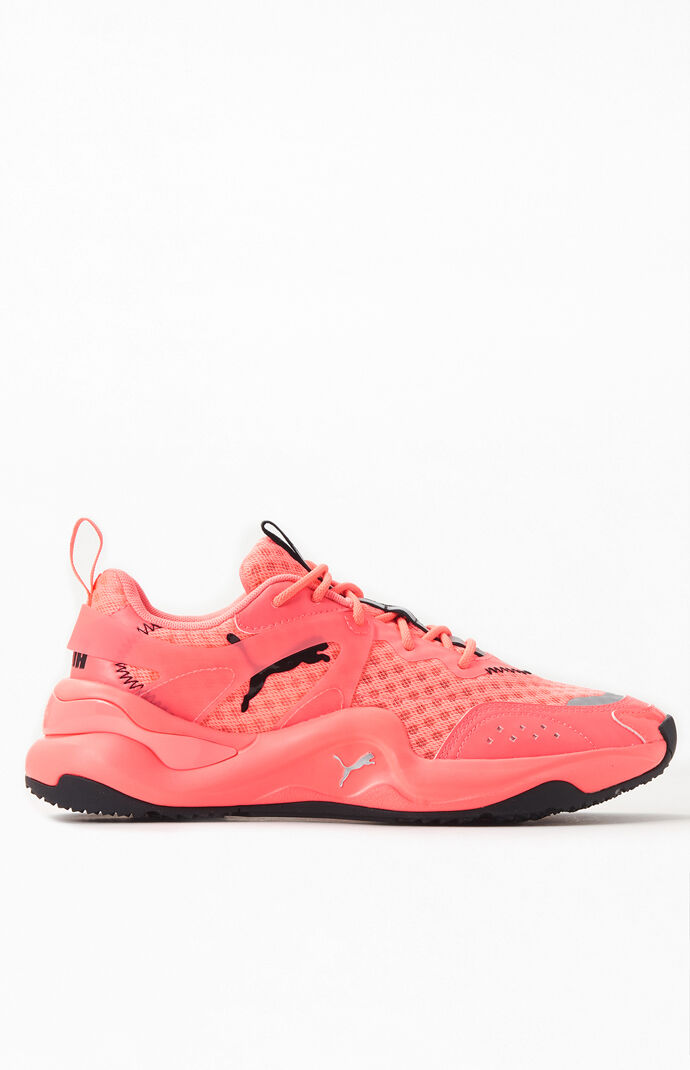 rise neon women's sneakers