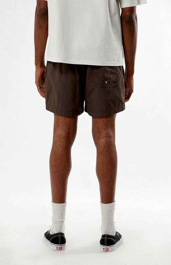 Budweiser PACSUN ナイロン スイムショーツ S 赤 白 青 総柄 Budweiser PACSUN ナイロン スイムショーツ S 赤 白 青 総柄