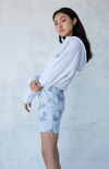 Tie Dye Boyfriend Carpenter Shorts Tie Dye Boyfriend Carpenter Shorts image number null