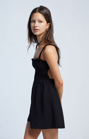 Smocked Bodice Romper image number 3