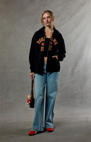 USC Trojans Embroidered Zip Up Hoodie image number 5