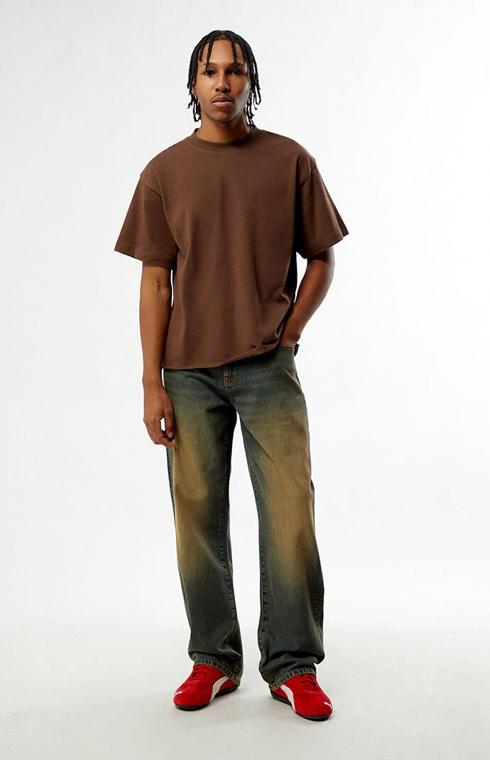 Pacsun Dylan Baggy Jeans Dark Blue Tint