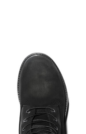 Women's Black Premium 6inch Lace-Up Waterproof Boots image number 2