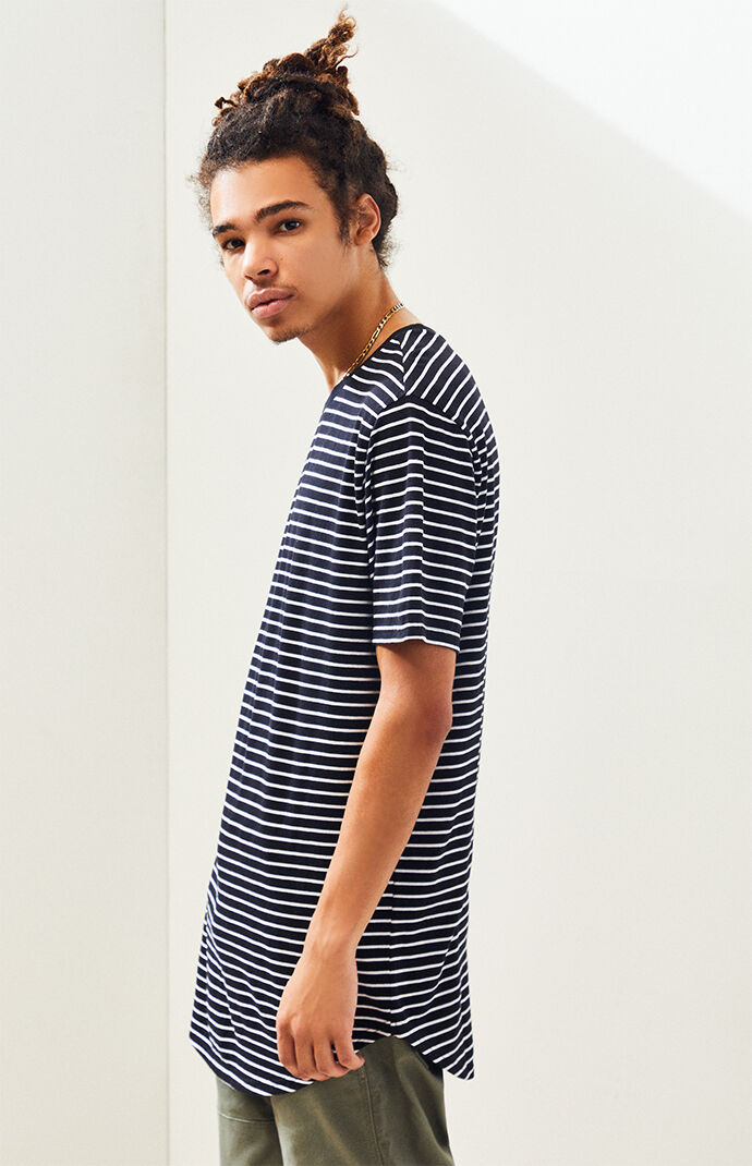 Freer Striped Scallop T-Shirt