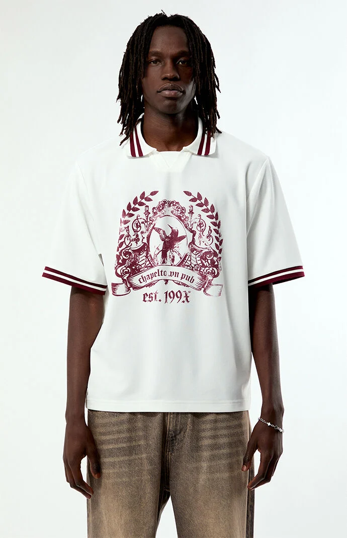 トップス MAZZ patchwork shirt Pacsun Cream 199x Short Sleeve Soccer Jersey | Pacsun