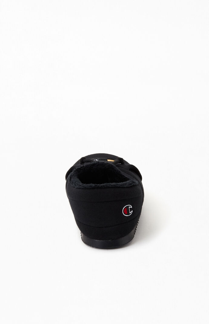 Champion Black University Slippers PacSun