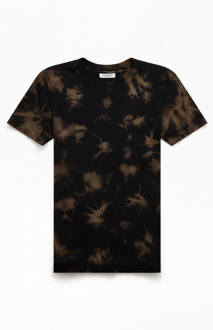 Black Tonal Tie-Dyed T-Shirt