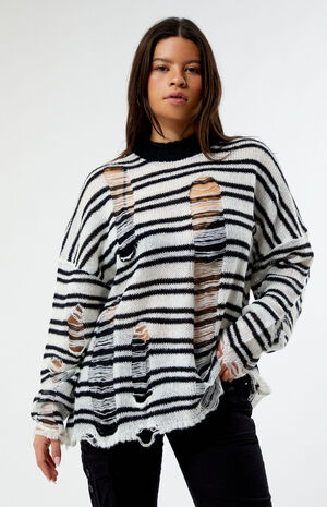 Dexter Striped Knit Sweater image number 1
