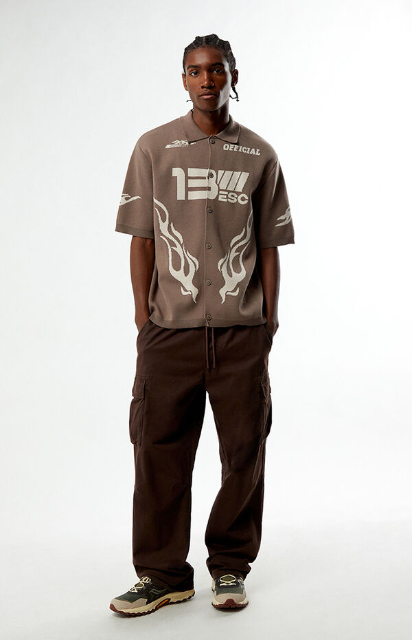 Pacsun 13 ESC Polo Sweater Shirt