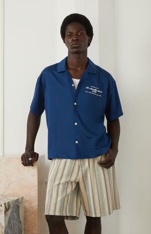 x Pacsun Impresa Cropped Camp Shirt image number 1