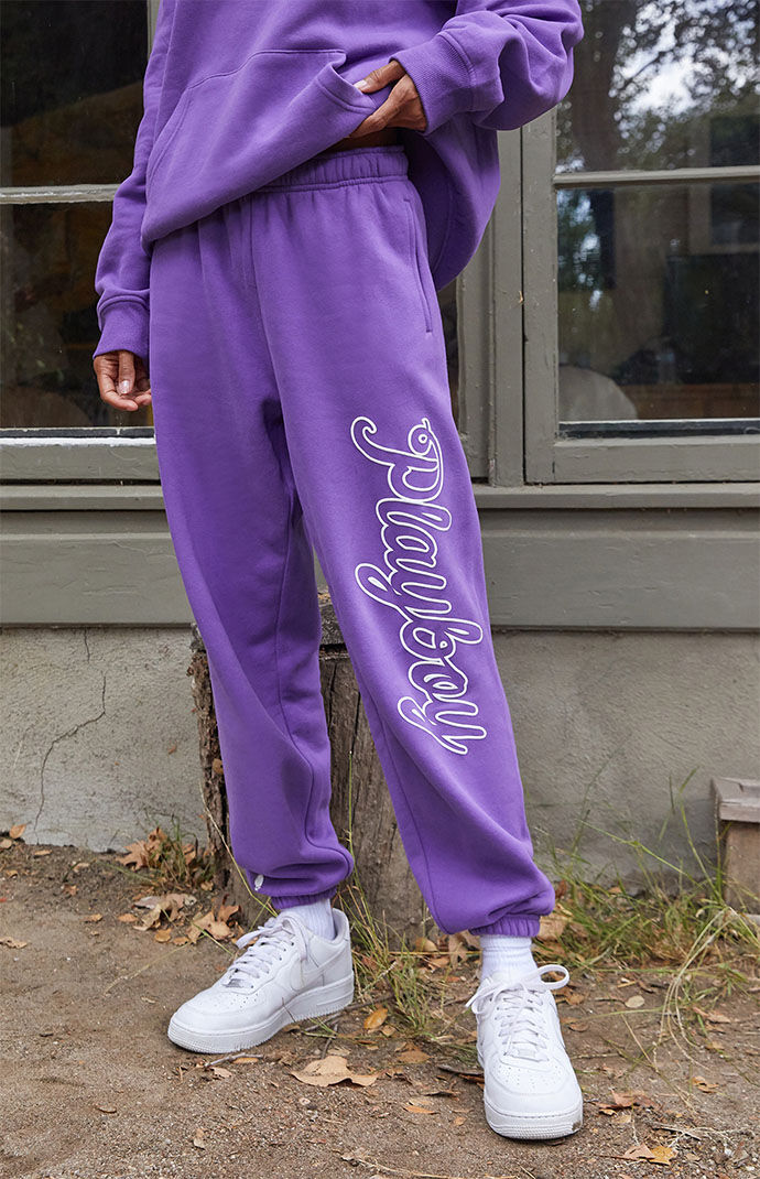 Purple sweatsuit deals