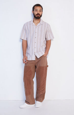 Stripe Linen Resort Camp Shirt image number 4