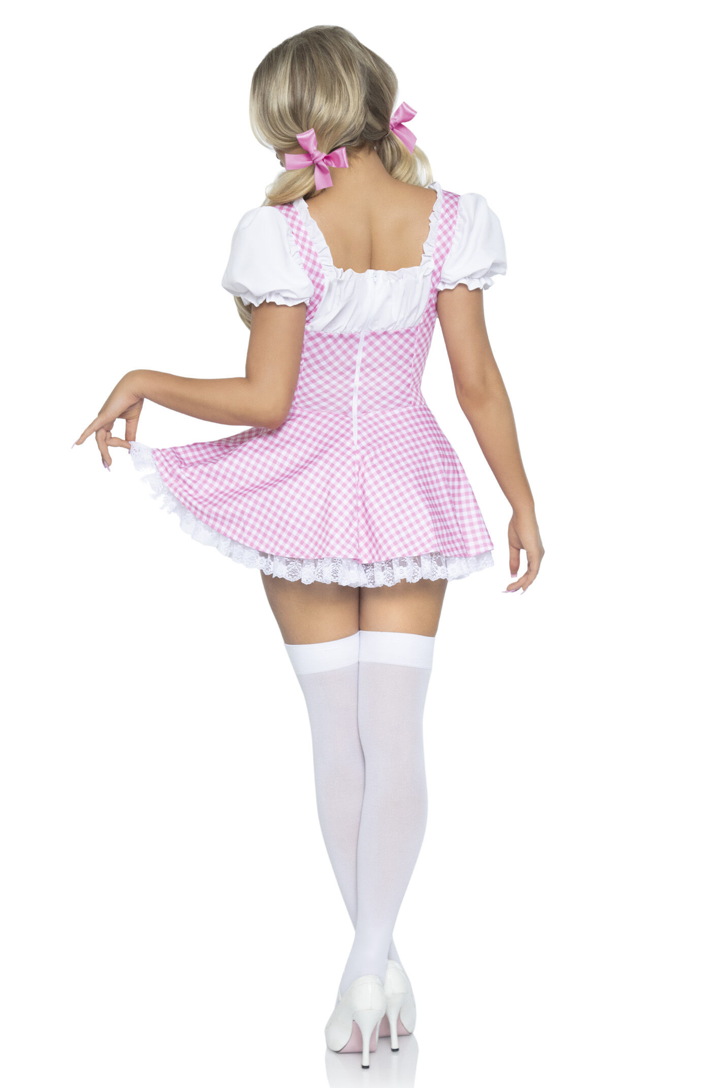 Leg Avenue Gingham Dress Apron Costume