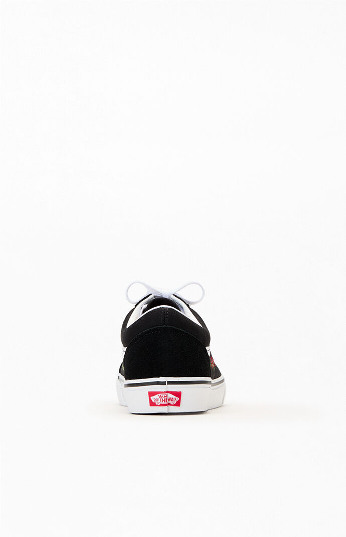 Vans Canvas Rose Old Skool Shoes