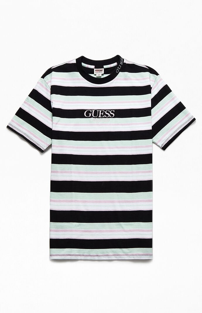Guess originals field stripe sweatshirt new arrivals