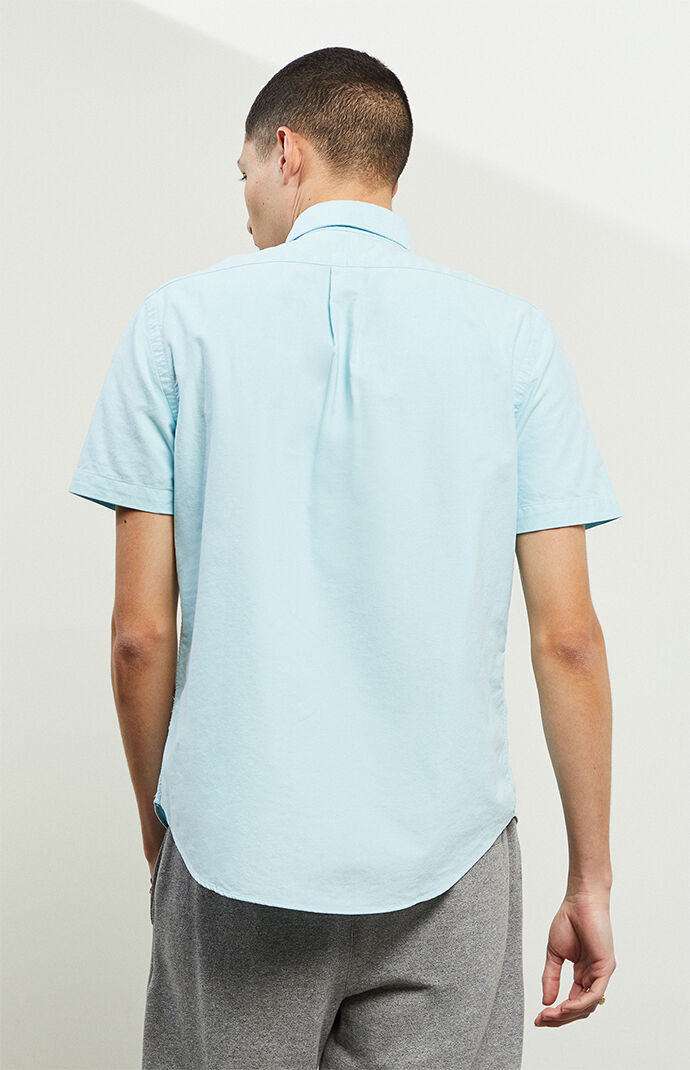 Classic Oxford Short Sleeve Button Up Shirt