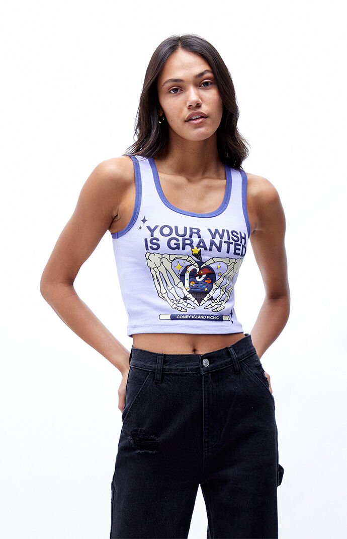 thrasher crop top with chains on side