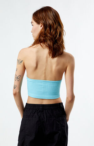 Seamless Scoop Halter Top image number 3
