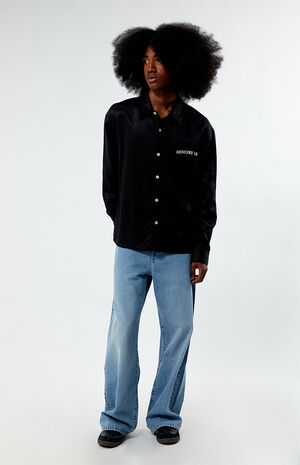 Embroidered Long Sleeve Camp Shirt image number 4
