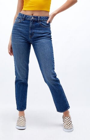 pacsun mom jeans black