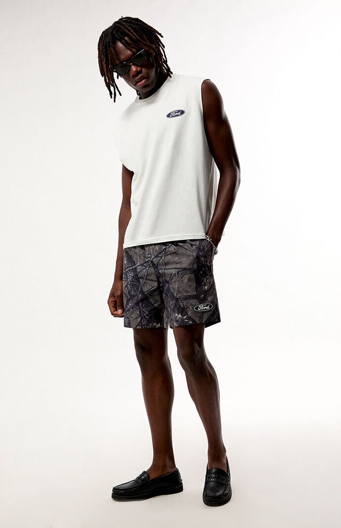 FORD Camo Tree 6.5" Swim Trunks