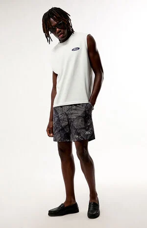 Camo Tree 6.5" Swim Trunks image number 3