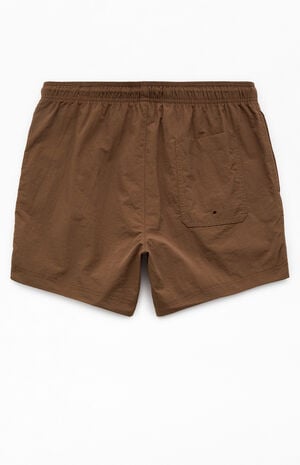 Brown Collegiate 4.5'' Swim Trunks image number 2