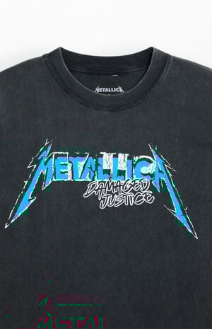 Metallica Damaged Justice Tour 1988 T-Shirt image number 3