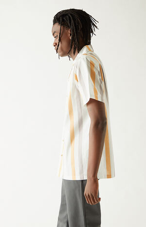 Striped Resort Camp Shirt Striped Resort Camp Shirt image number null