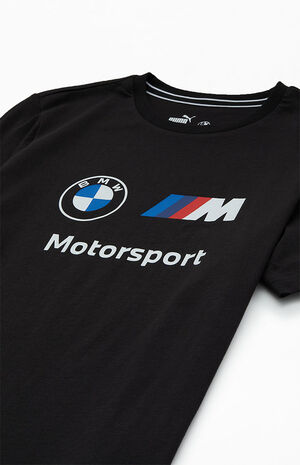 Black BMW Motorsport Logo T-Shirt image number 2